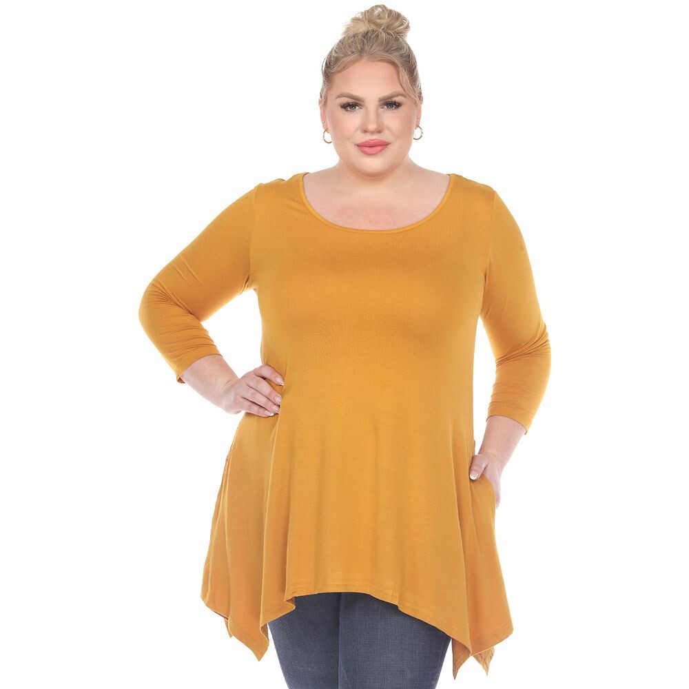 Туника больших размеров с платком и подолом WM Fashion, цвет Mustard
Туника больших размеров с платком и подолом WM Fashion, цвет Mustard