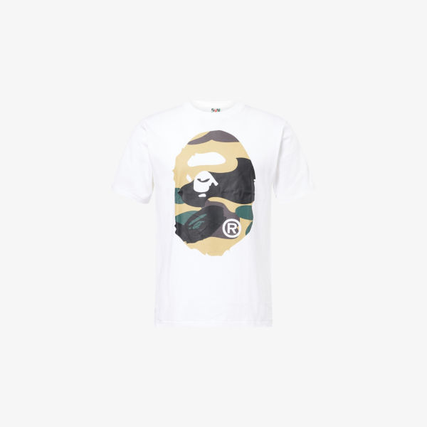 Футболка Giant camo ape из хлопкового джерси с круглым вырезом A Bathing Ape, белый
Футболка Giant camo ape из хлопкового джерси с круглым вырезом A Bathing Ape, белый