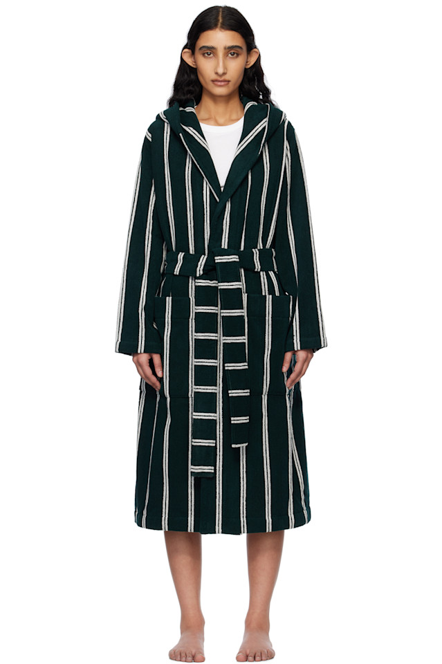 Терри халат с капюшоном Tekla, зеленый
Терри халат с капюшоном Tekla, зеленый