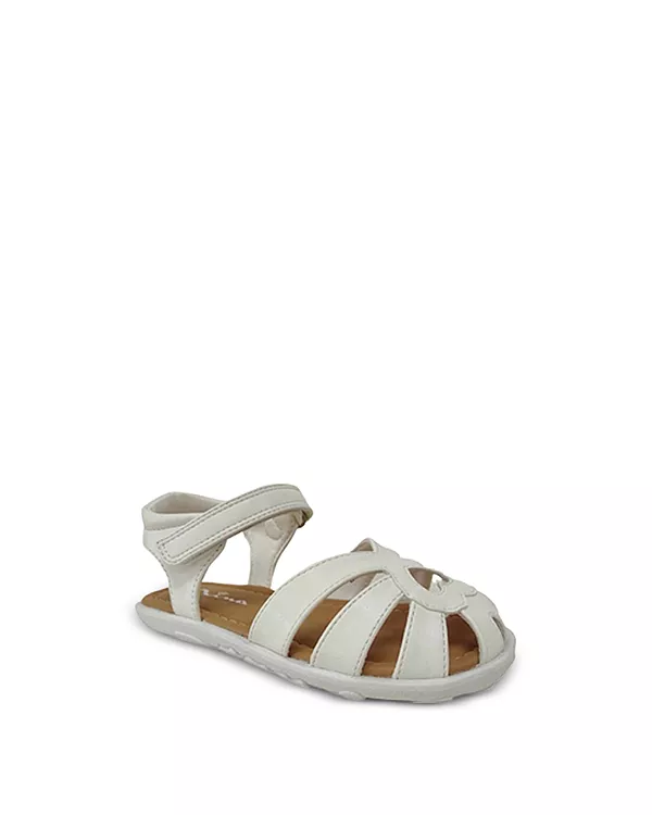 Сандалии с закрытым носком для девочек - для малышек, детей постарше. Nina, белый
Сандалии с закрытым носком для девочек - для малышек, детей постарше. Nina, белый