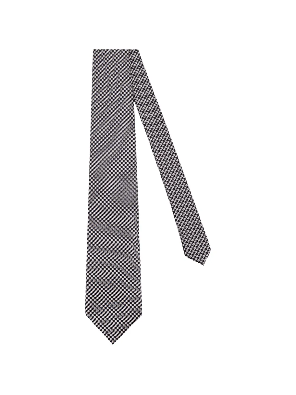 Шелковый галстук с геометрическим узором Tom Ford, черный
Шелковый галстук с геометрическим узором Tom Ford, черный