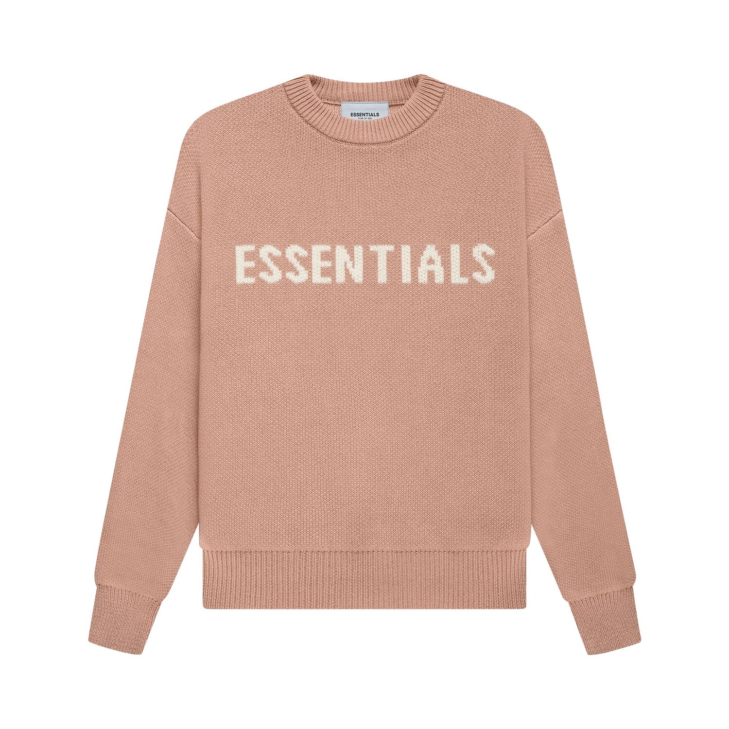 Детский вязаный пуловер Fear of God Essentials, цвет Матовый румянец 
Детский вязаный пуловер Fear of God Essentials, цвет Матовый румянец