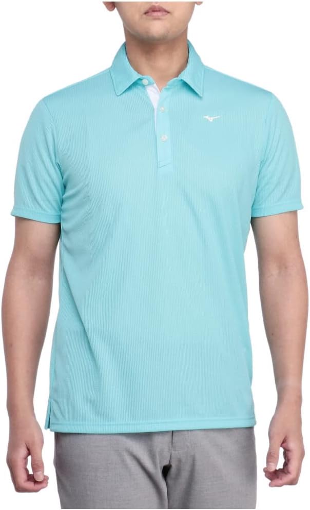 Мужская рубашка Mizuno E2MAA017 Dry Aeroflow с коротким рукавом и воротником-стойкой, впитывающая пот, быстросохнущая, экологичная, с коротким рукавом, мятно-голубой
Мужская рубашка Mizuno E2MAA017 Dry Aeroflow с коротким рукавом и воротником-стойкой, впитывающая пот, быстросохнущая, экологичная, с коротким рукавом, мятно-голубой