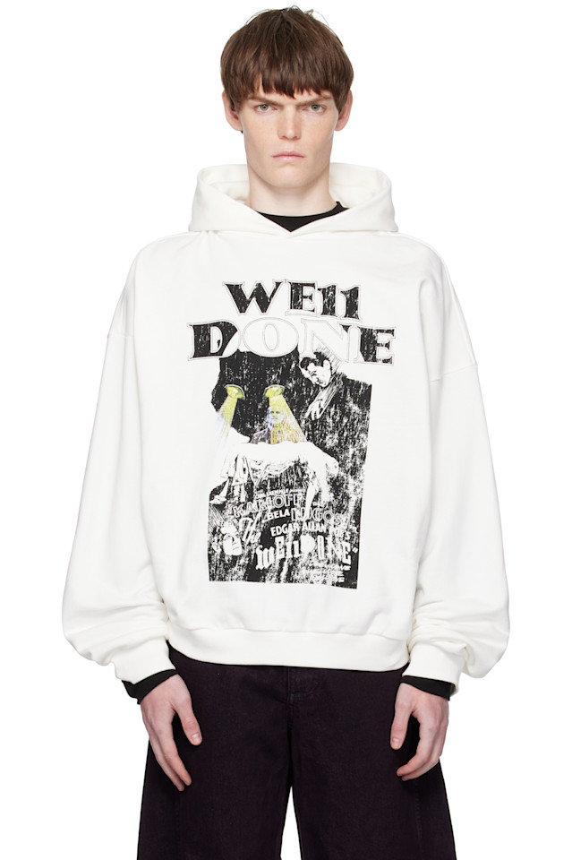 Толстовка с принтом черной кошки We11Done, белый
Толстовка с принтом черной кошки We11Done, белый