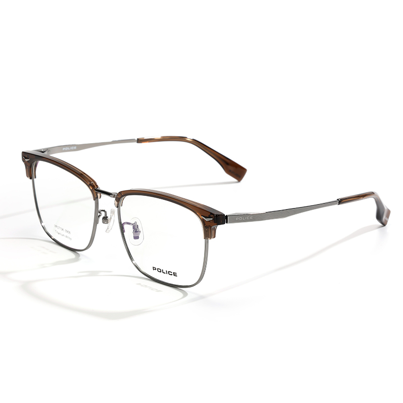 Police Титановые очки в стиле бровей унисекс чайно-коричневого цвета, VPLT13K-0958\深茶+亮浅枪框
Police Титановые очки в стиле бровей унисекс чайно-коричневого цвета, VPLT13K-0958\深茶+亮浅枪框