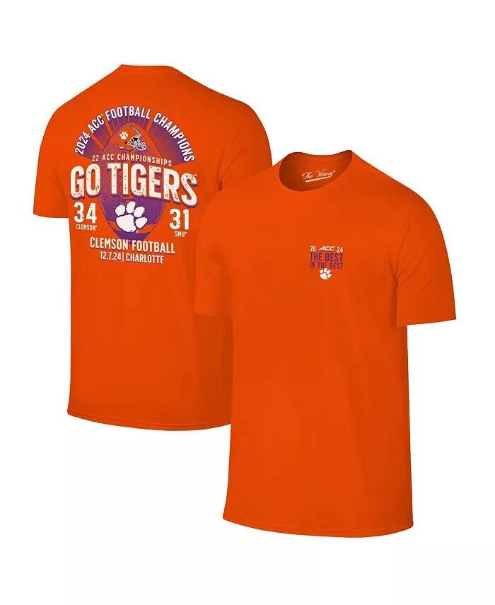 Мужская оранжевая футболка Clemson Tigers 2024 ACC Football Conference Champions Score The Victory
Мужская оранжевая футболка Clemson Tigers 2024 ACC Football Conference Champions Score The Victory