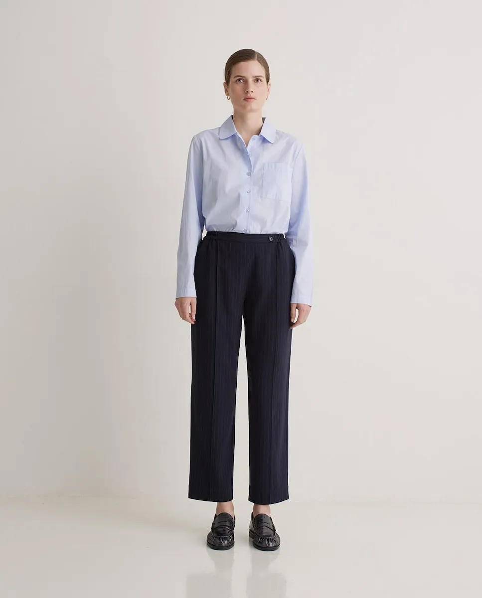 Женские прямые брюки с застежкой на пуговицу и боковыми карманами Yerse, темно-синий
Женские прямые брюки с застежкой на пуговицу и боковыми карманами Yerse, темно-синий