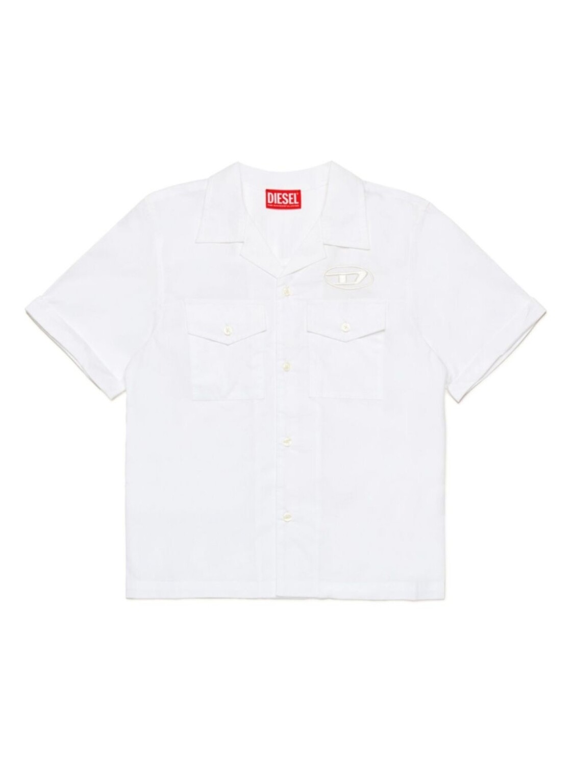 Diesel Kids рубашка с вышитым логотипом, белый
Diesel Kids рубашка с вышитым логотипом, белый