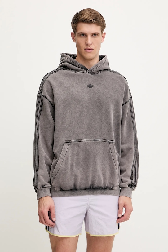 Хлопковая толстовка Essential Adidas Originals, серый
Хлопковая толстовка Essential Adidas Originals, серый