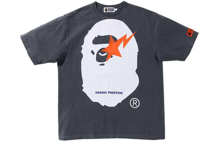 A BATHING APE Черная футболка свободного кроя BAPE x Heron Preston, Белый
A BATHING APE Черная футболка свободного кроя BAPE x Heron Preston, Белый