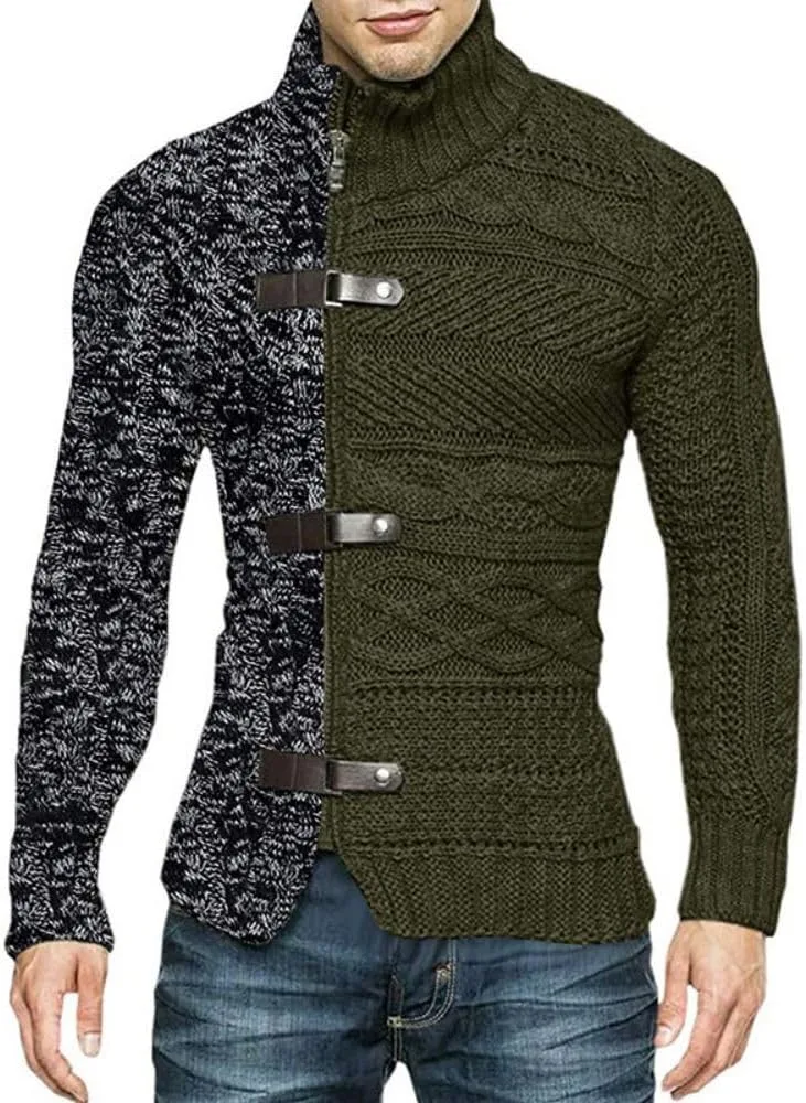 Мужской кардиган с кабельной вязкой, водолазка, длинный рукав, slim fit, зимний, на молнии Rose rosee
Мужской кардиган с кабельной вязкой, водолазка, длинный рукав, slim fit, зимний, на молнии Rose rosee