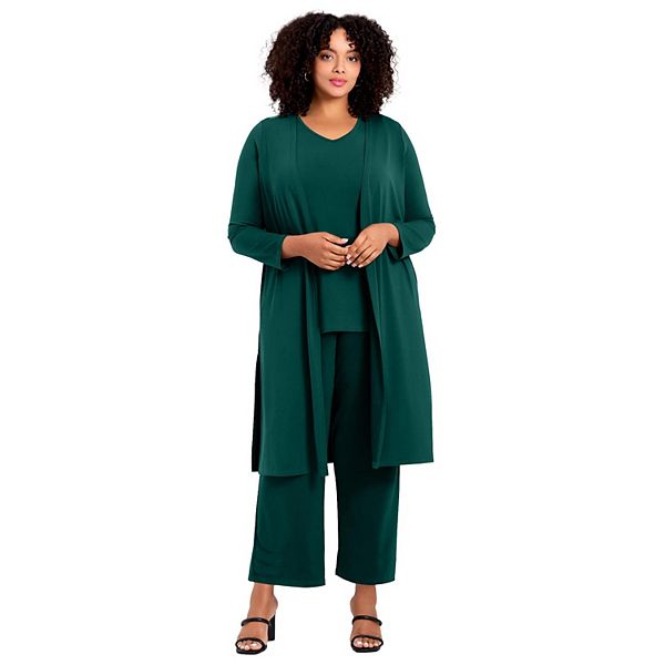 Женский кардиган-пончо plus size Avenue, Emerald Green
Женский кардиган-пончо plus size Avenue, Emerald Green