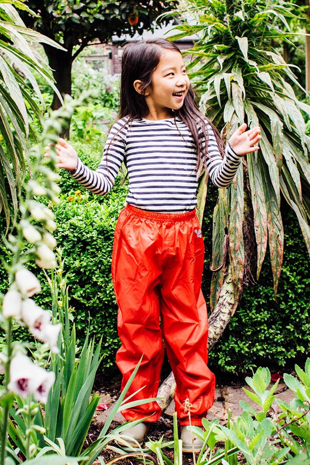 Оригинальные водонепроницаемые брюки из переработанных материалов Muddy Puddles, красный