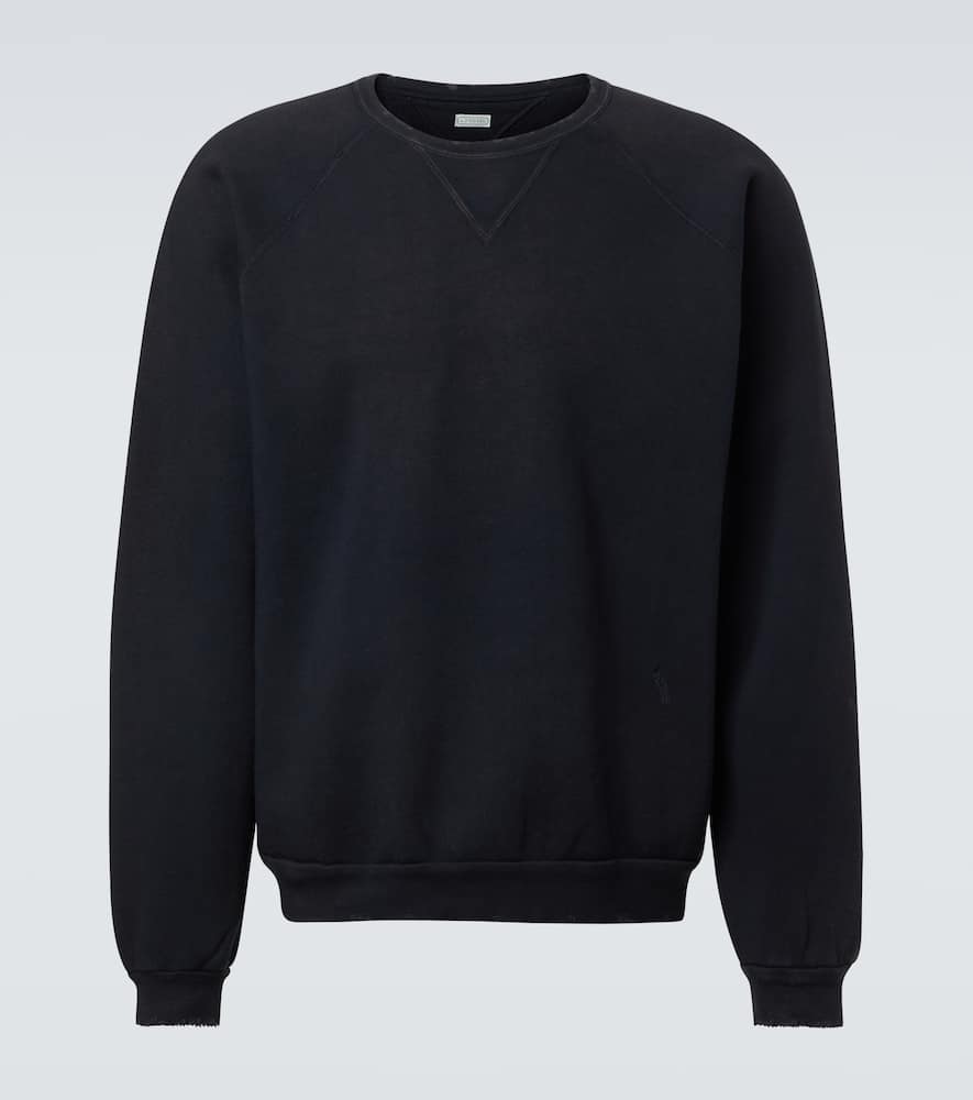 Винтажный свитшот из хлопкового джерси A.Presse, Black
Винтажный свитшот из хлопкового джерси A.Presse, Black