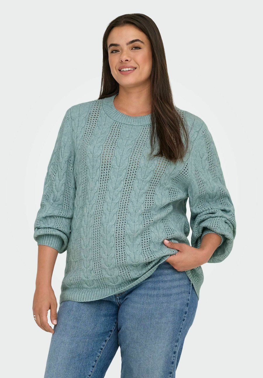 Джемпер ONLY Carmakoma RUBINA CABLE O NECK , Arona/Light Blue
Джемпер ONLY Carmakoma RUBINA CABLE O NECK , Arona/Light Blue