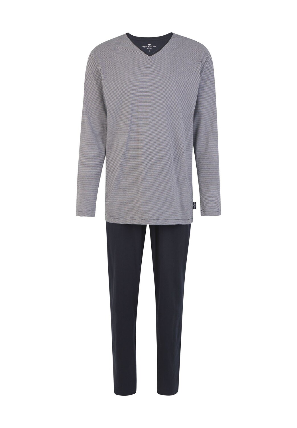 Мужская пижама с v-образным вырезом и логотипом TOM TAILOR, синий
Мужская пижама с v-образным вырезом и логотипом TOM TAILOR, синий