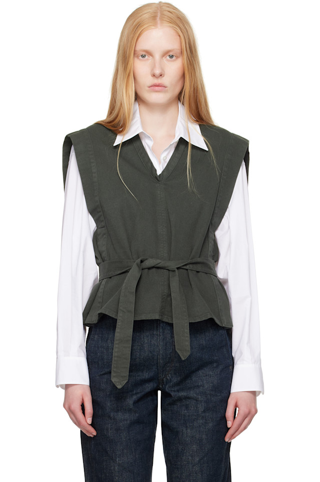 Джинсовый верх хабит Lemaire, синий
Джинсовый верх хабит Lemaire, синий