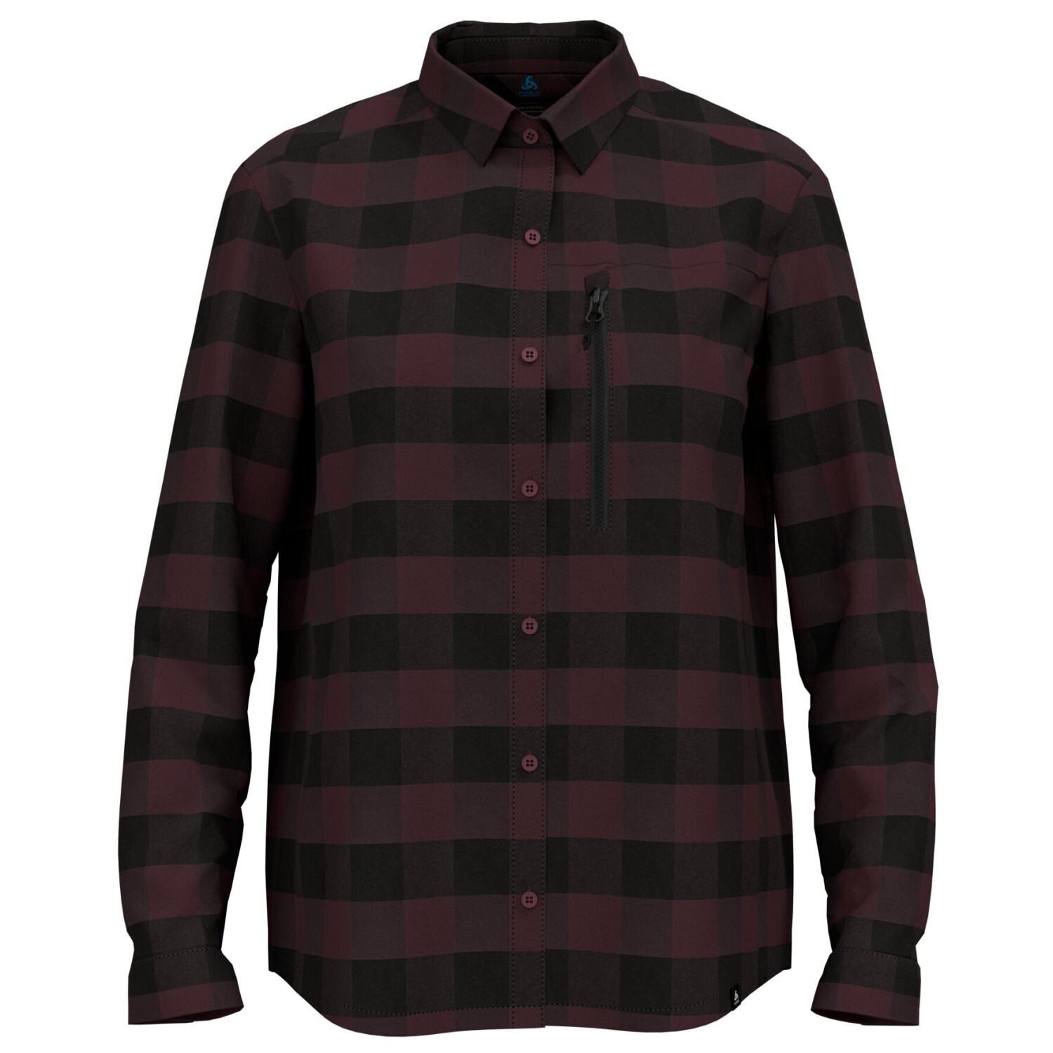Рубашка Odlo Essential Shirt L/S, цвет Black/Fudge 
Рубашка Odlo Essential Shirt L/S, цвет Black/Fudge