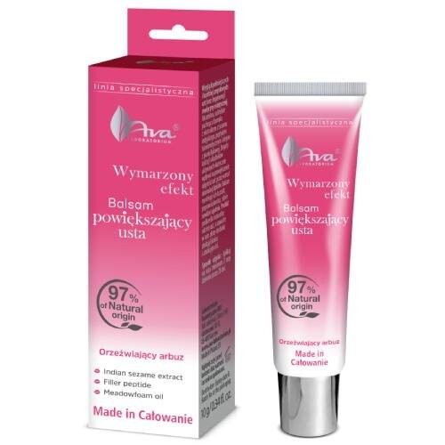 Освежающий бальзам для объема губ с арбузом Ava
Освежающий бальзам для объема губ с арбузом Ava