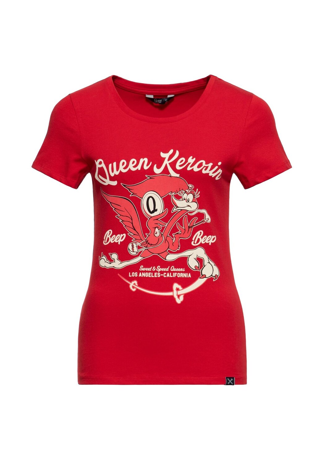 Рубашка с принтом и винтажным изображением комиксов Beep Beep QUEEN KEROSIN, красный
Рубашка с принтом и винтажным изображением комиксов Beep Beep QUEEN KEROSIN, красный