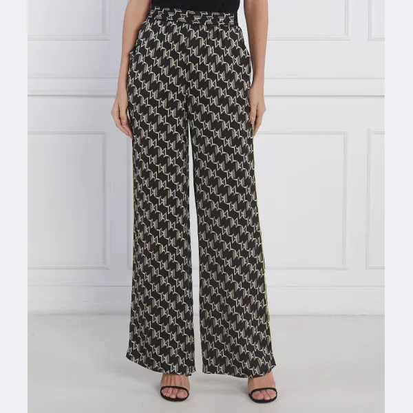 Расклешенные брюки с монограммой и принтом высокая талия Karl Lagerfeld, черный
Расклешенные брюки с монограммой и принтом высокая талия Karl Lagerfeld, черный