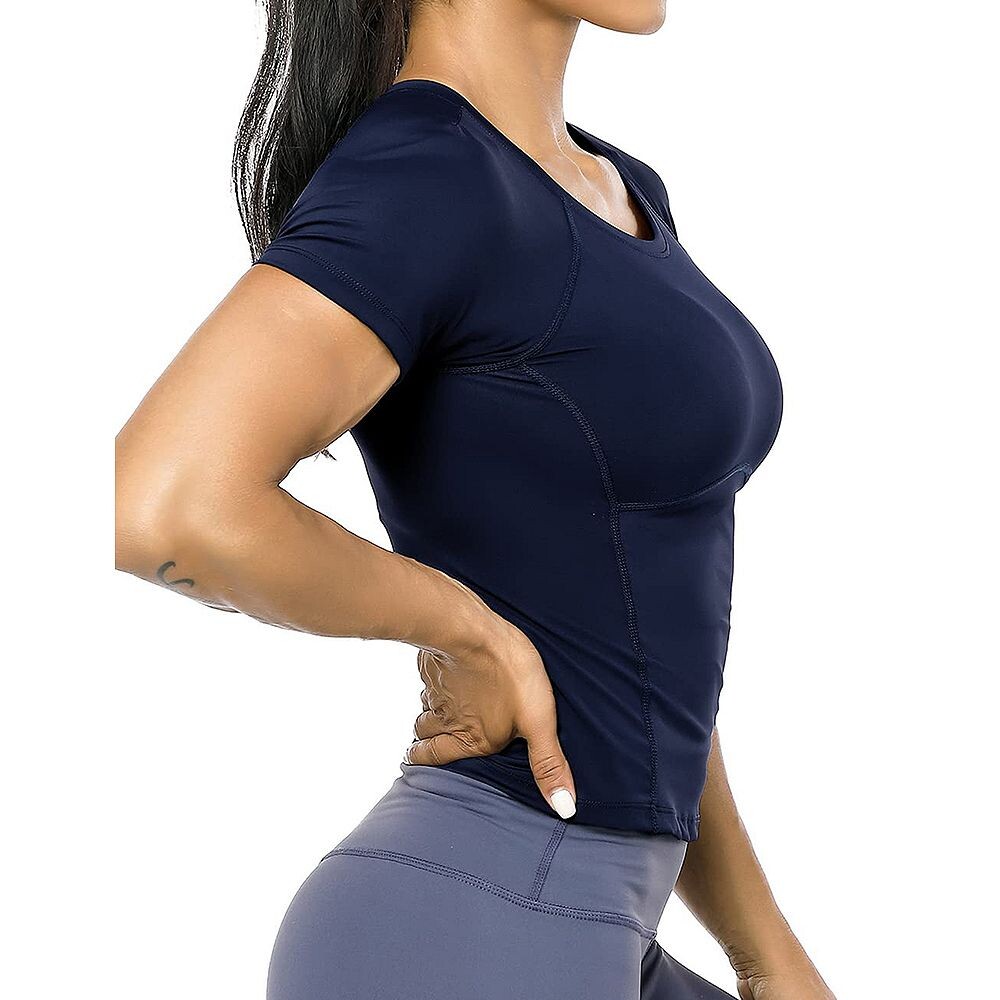 Укороченные топы для тренировок для женщин, рубашки для тренировок с короткими рукавами для бега в тренажерном зале, йоги, спортивных упражнений MISSKY, розовый
Укороченные топы для тренировок для женщин, рубашки для тренировок с короткими рукавами для бега в тренажерном зале, йоги, спортивных упражнений MISSKY, розовый