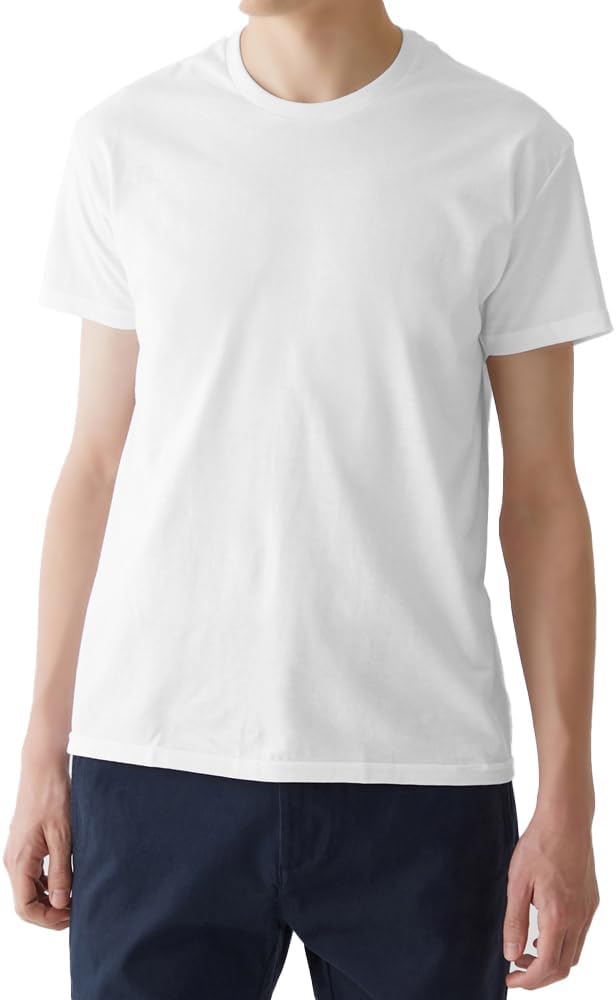 Мужская футболка с круглым вырезом Gunze, футболка из хлопка с очень быстрым впитыванием YG, белый
Мужская футболка с круглым вырезом Gunze, футболка из хлопка с очень быстрым впитыванием YG, белый