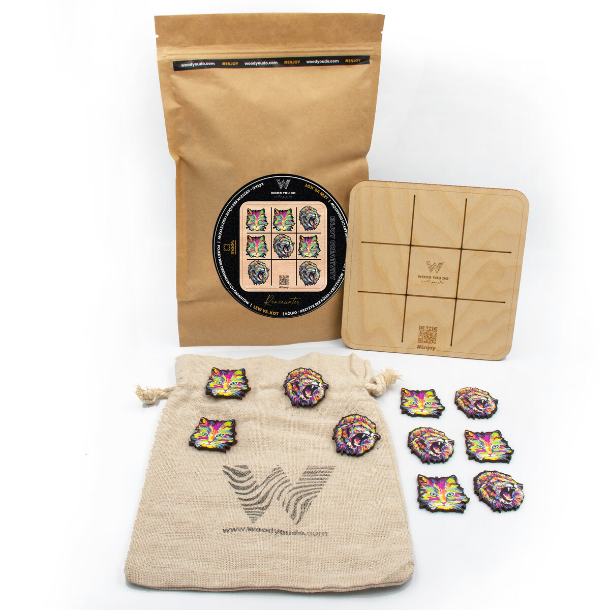 Крестики-нолики | Лев против кота | Игра-головоломка «Крестики-нолики» Wood You Do
Крестики-нолики | Лев против кота | Игра-головоломка «Крестики-нолики» Wood You Do