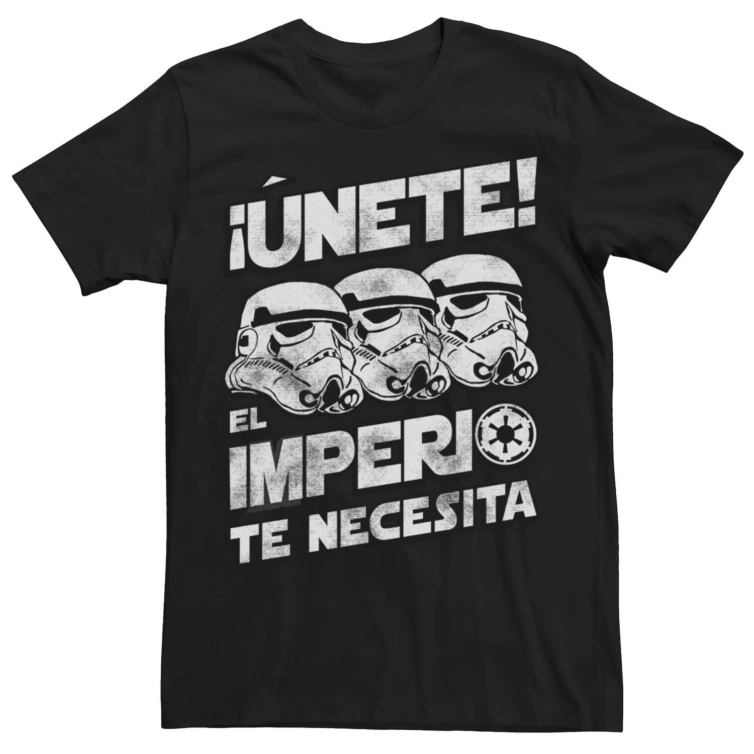 Мужская футболка с выцветшим портретом «Звездные войны» Unete El Imperio Te Necesita Stormtrooper, Black Licensed Character, черный
Мужская футболка с выцветшим портретом «Звездные войны» Unete El Imperio Te Necesita Stormtrooper, Black Licensed Character, черный