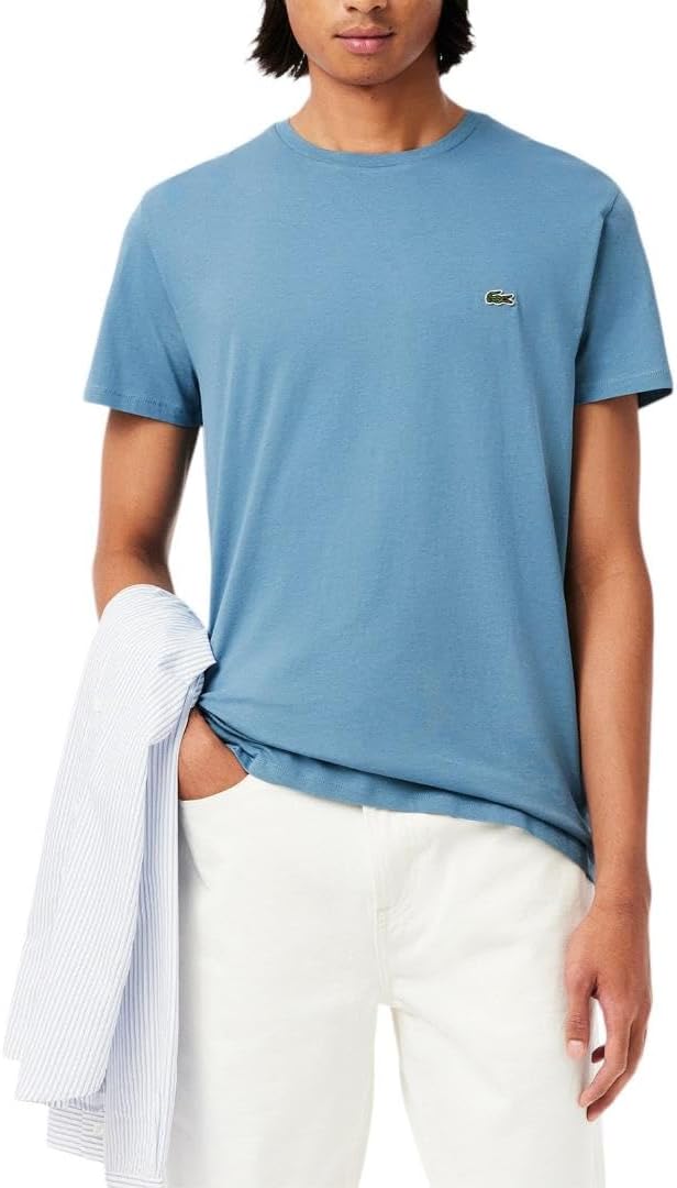 Мужская футболка Lacoste с коротким рукавом и круглым вырезом из джерси Pima, Dark Teal
Мужская футболка Lacoste с коротким рукавом и круглым вырезом из джерси Pima, Dark Teal