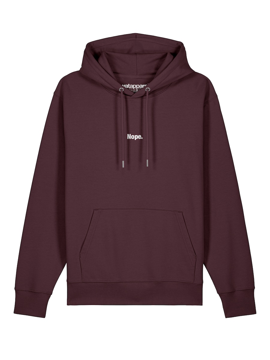 Толстовка Watapparel Nope, темно-красный
Толстовка Watapparel Nope, темно-красный