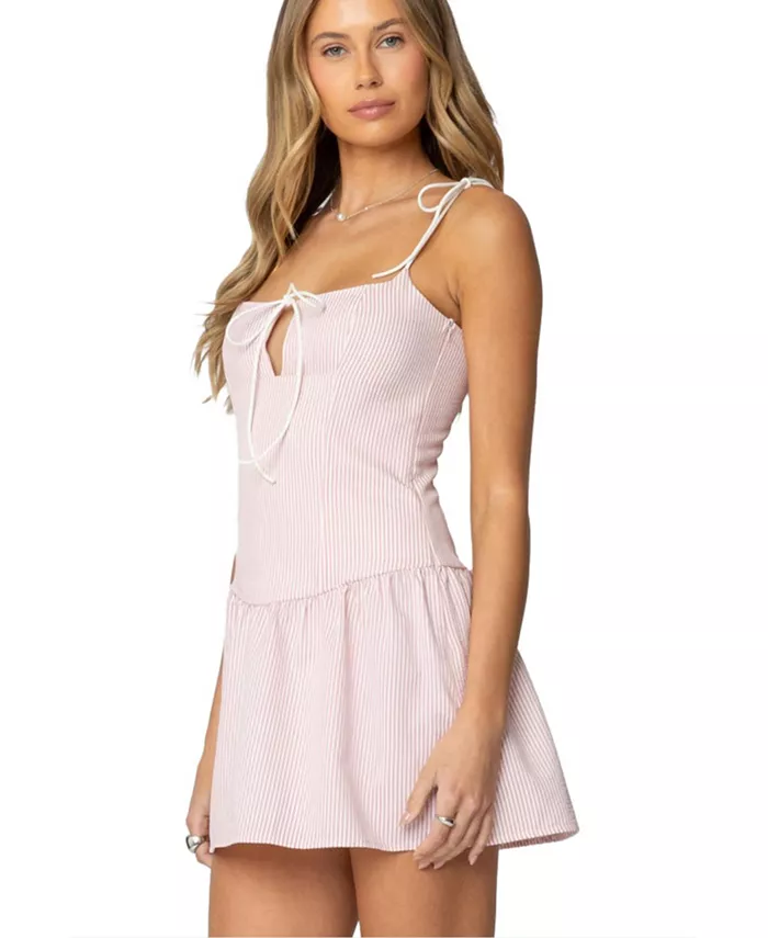 Женское мини-платье Cordelia в полоску Edikted, розовый
Женское мини-платье Cordelia в полоску Edikted, розовый