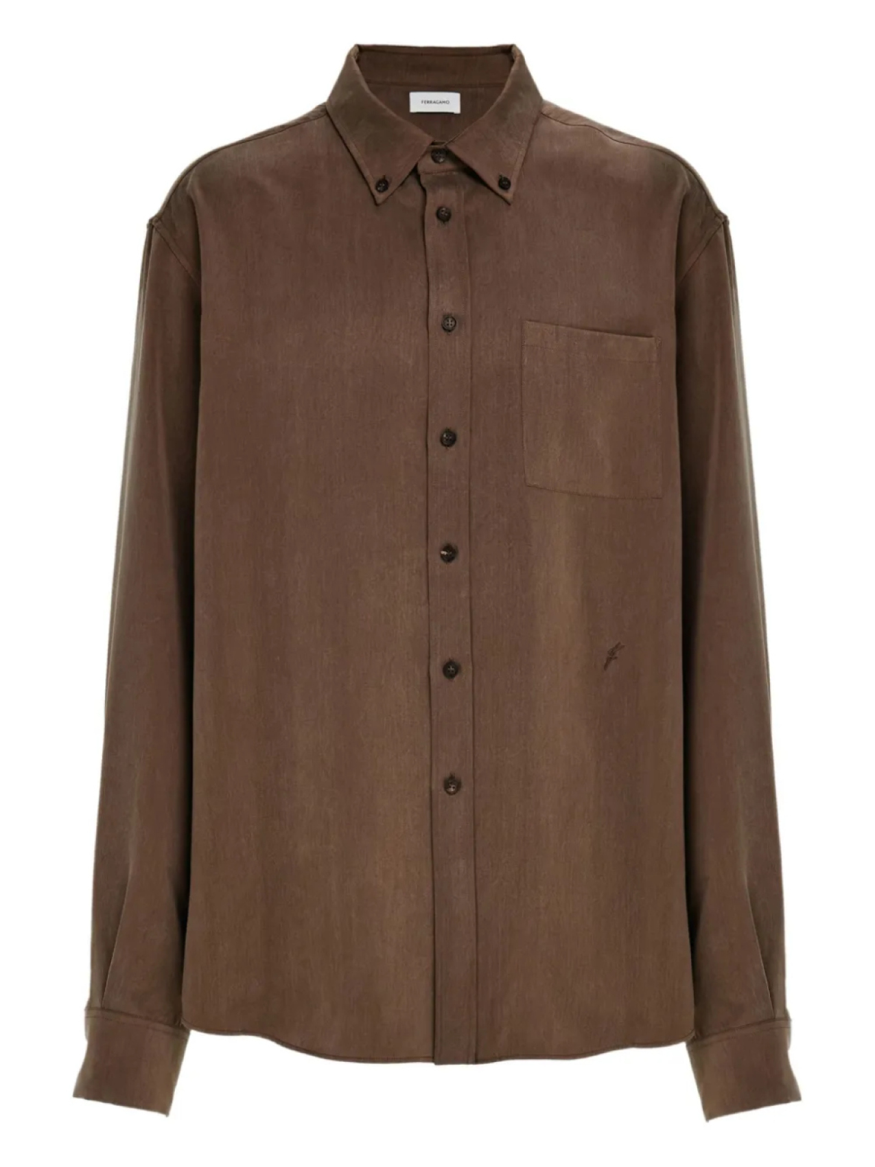 Рубашка с длинными рукавами Ferragamo, коричневый
Рубашка с длинными рукавами Ferragamo, коричневый
