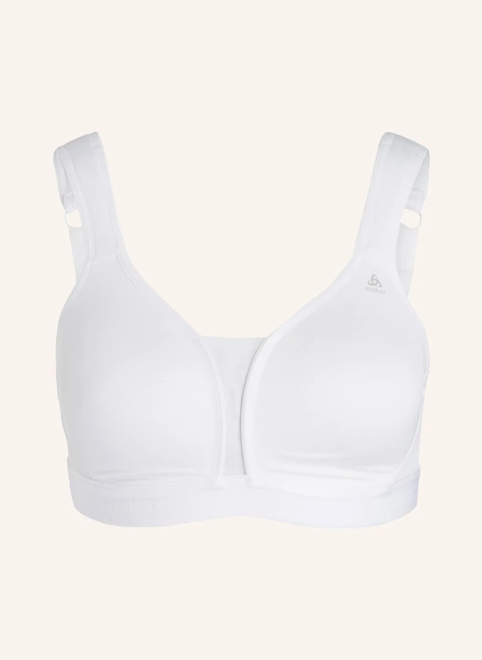 Спортивный бюстгальтер padded high Odlo, белый
Спортивный бюстгальтер padded high Odlo, белый