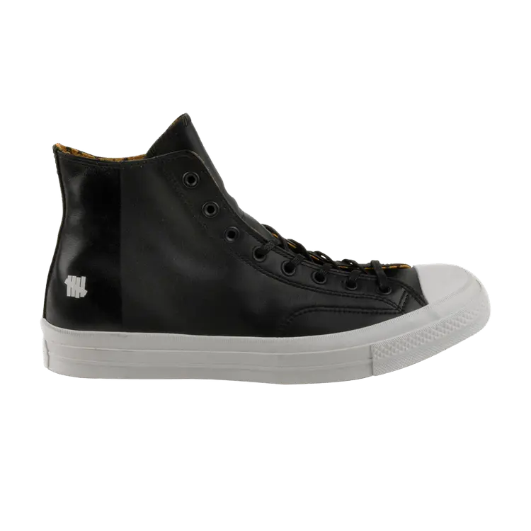 Кроссовки Converse Undefeated x Chuck 70 Hi 'Black Gold', черный 
Кроссовки Converse Undefeated x Chuck 70 Hi 'Black Gold', черный