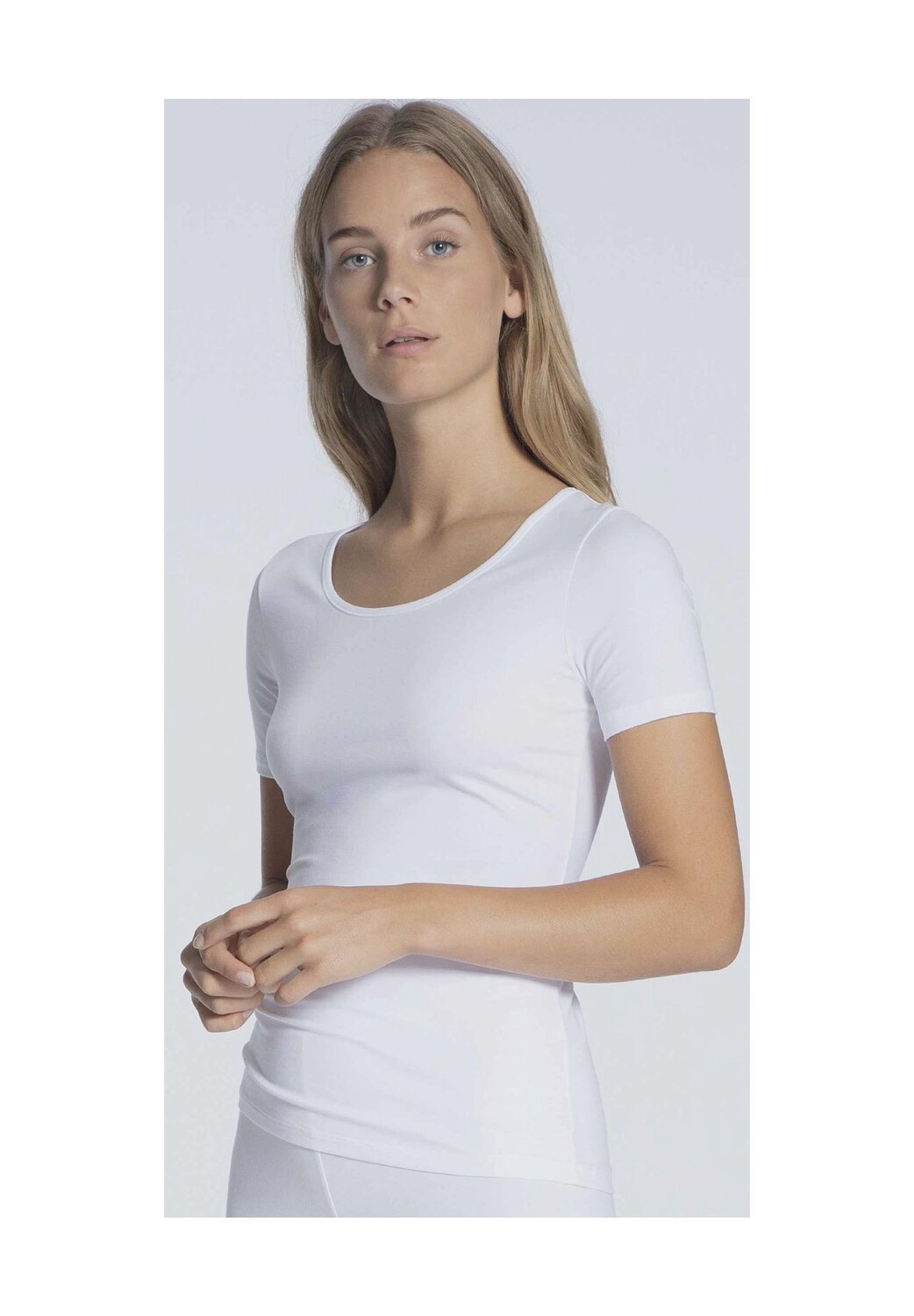 Футболка Natural Comfort, круглый вырез, одинарный трикотаж, женская CALIDA, белый
Футболка Natural Comfort, круглый вырез, одинарный трикотаж, женская CALIDA, белый