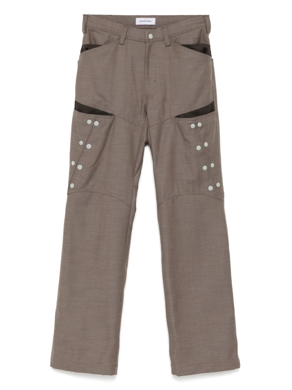 Брюки inex snap Kiko Kostadinov, коричневый
Брюки inex snap Kiko Kostadinov, коричневый