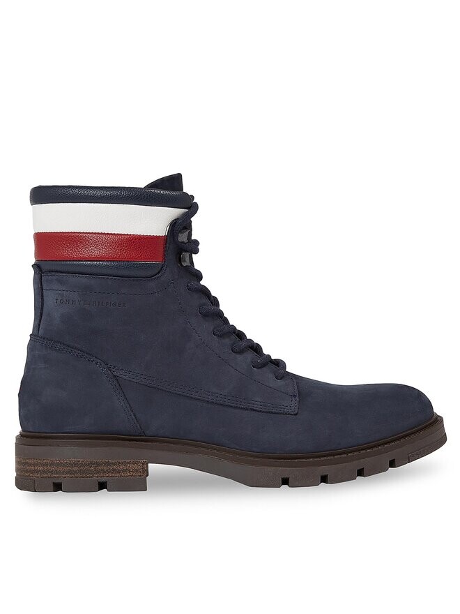 Ботильоны на шнуровке Tommy Hilfiger Corporate Hilfiger Nubuck Boot FM0FM04801, синий
Ботильоны на шнуровке Tommy Hilfiger Corporate Hilfiger Nubuck Boot FM0FM04801, синий