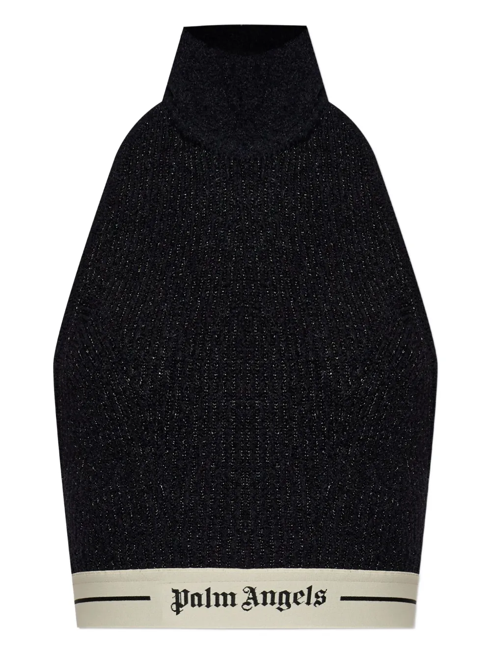 Топ с халтернеем в рубчик PALM ANGELS, черный
Топ с халтернеем в рубчик PALM ANGELS, черный