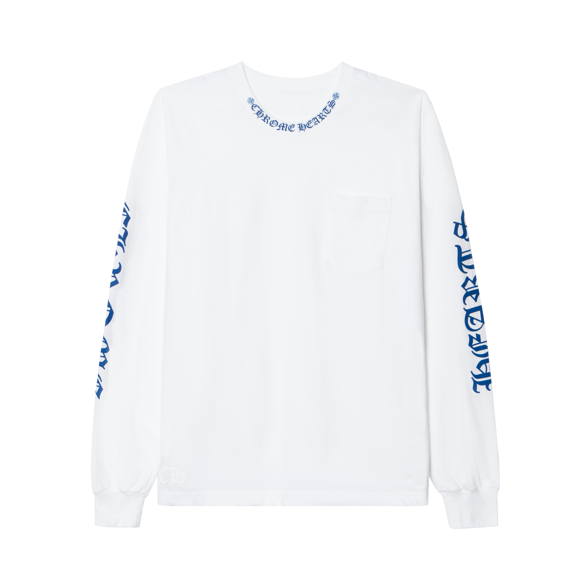 Футболка с длинным рукавом и логотипом на шее Chrome Hearts, белый
Футболка с длинным рукавом и логотипом на шее Chrome Hearts, белый