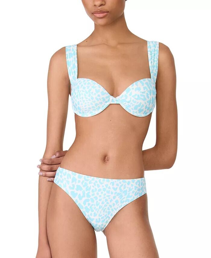 Женский бикини-топ с присборенными бретельками и классические плавки бикини kate spade new york, черный
Женский бикини-топ с присборенными бретельками и классические плавки бикини kate spade new york, черный