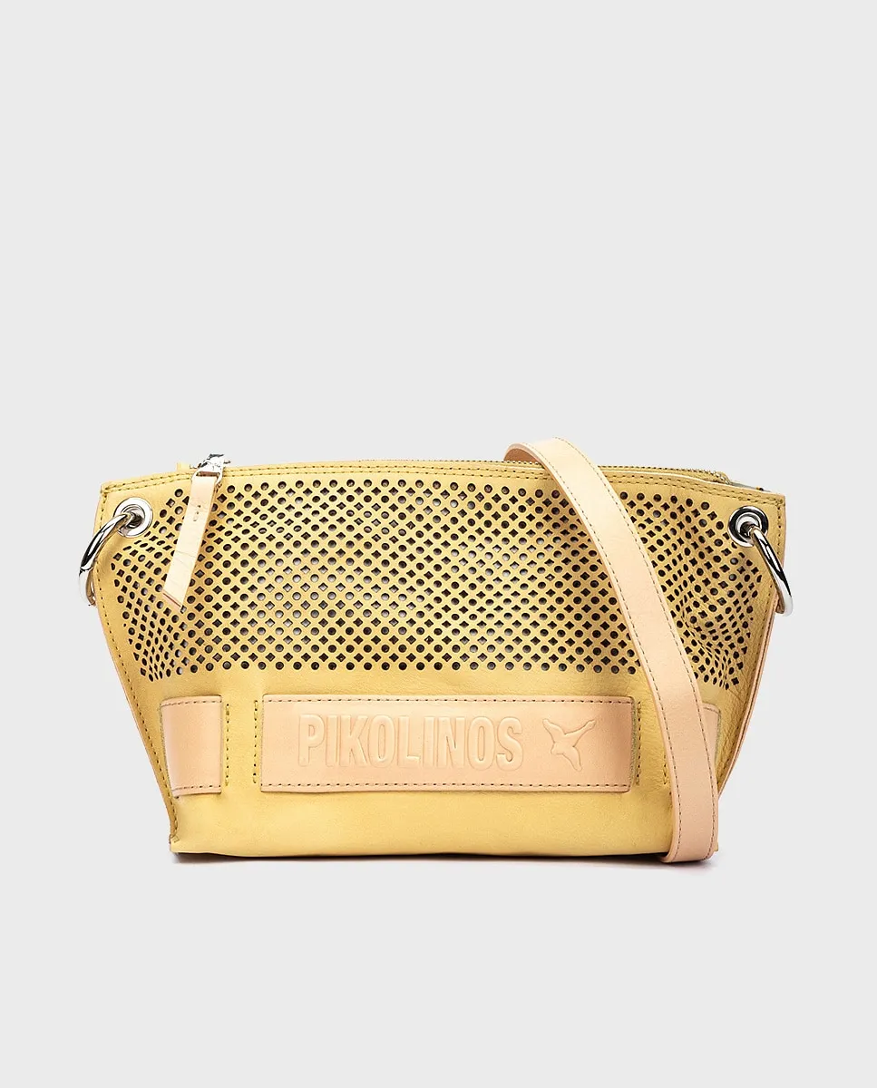 Женская кожаная сумка-бандо с застежкой-молнией Pikolinos, желтый
Женская кожаная сумка-бандо с застежкой-молнией Pikolinos, желтый