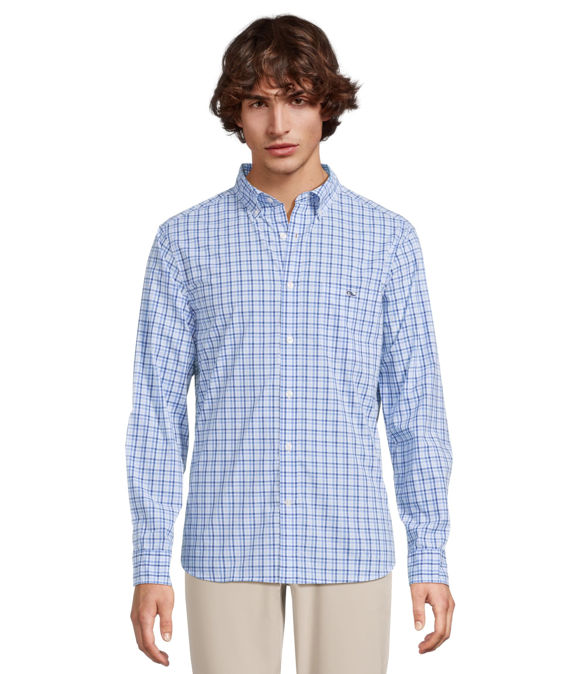 Рубашка Vineyard Vines Kingston Tattersall Perfect Wash Poplin Shirt, Cornflower
Рубашка Vineyard Vines Kingston Tattersall Perfect Wash Poplin Shirt, Cornflower