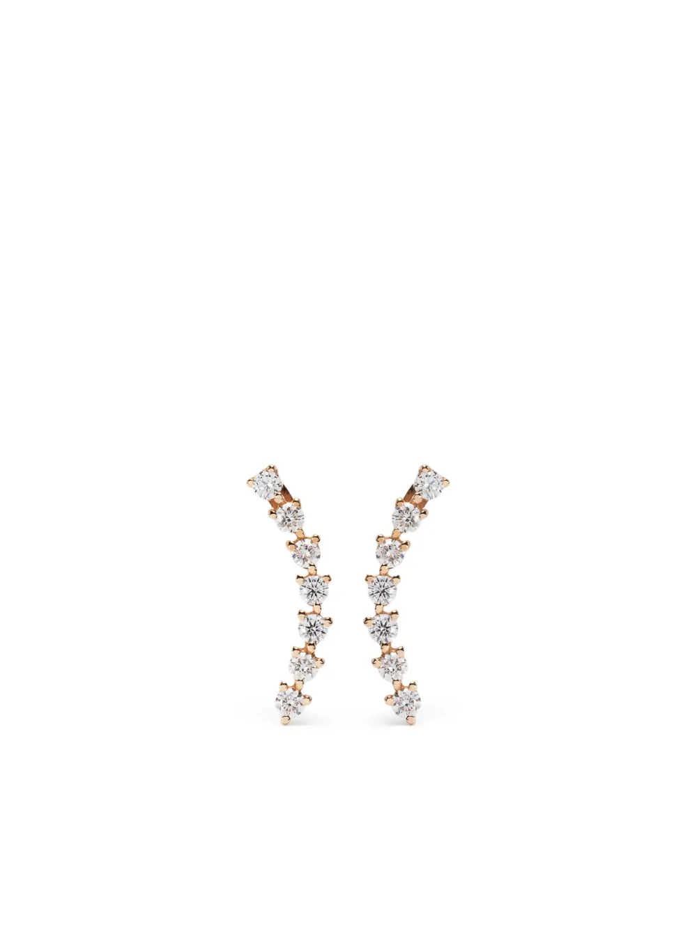 Серьги из розового золота с бриллиантами Rosekey
Серьги из розового золота с бриллиантами Rosekey