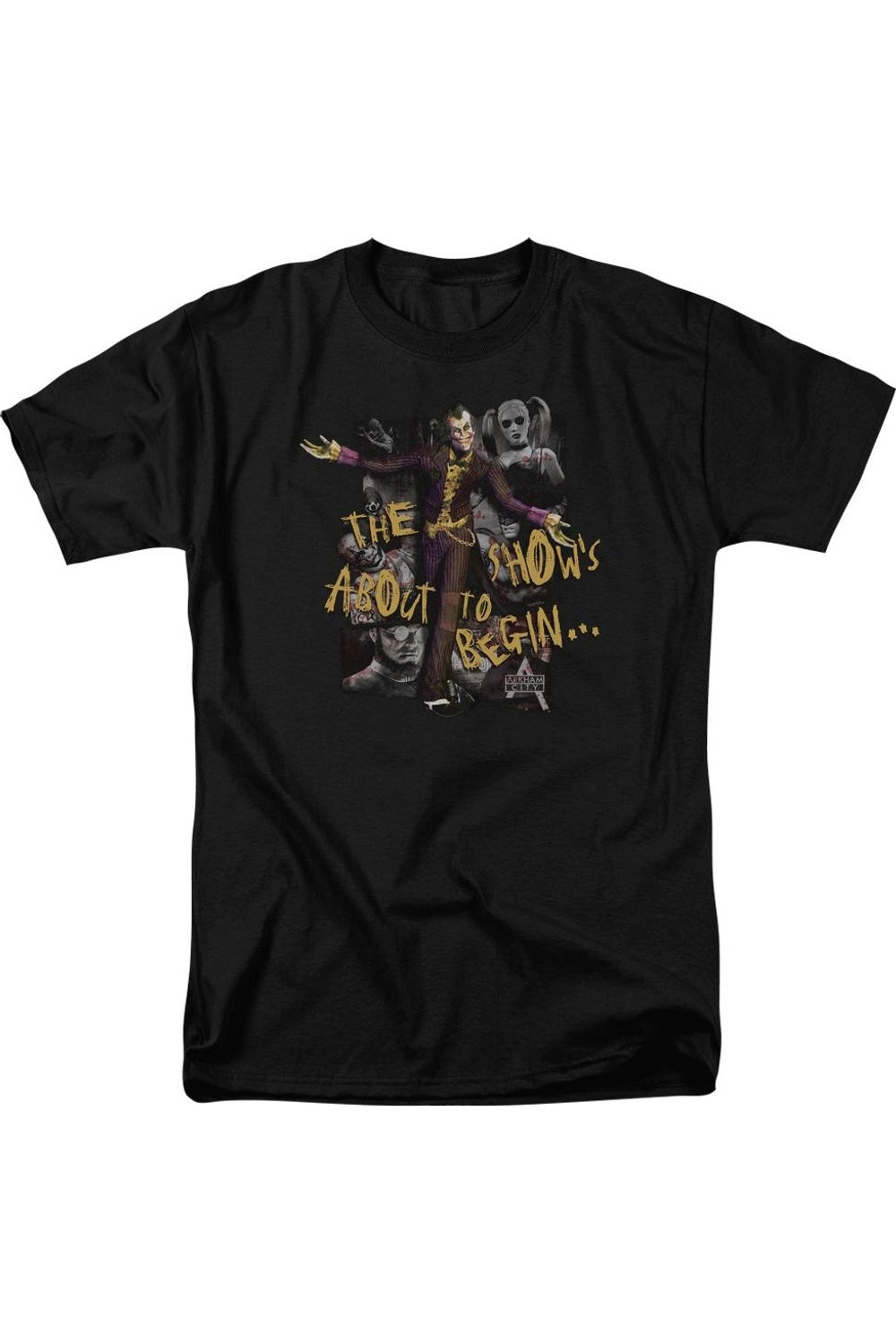 Футболка с коротким рукавом для взрослых Batman Arkham City About To Begins Gildan, черный
Футболка с коротким рукавом для взрослых Batman Arkham City About To Begins Gildan, черный