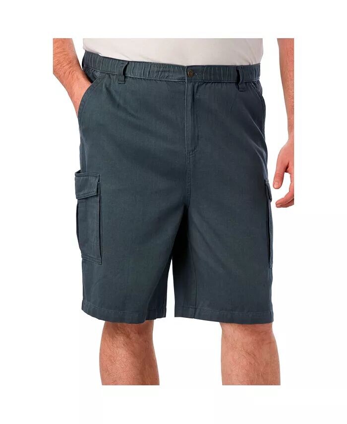 Шорты-карго KingSize для мужчин, больших и высоких, Renegade 9 дюймов, с эластичной талией Boulder Creek, серый 
Шорты-карго KingSize для мужчин, больших и высоких, Renegade 9 дюймов, с эластичной талией Boulder Creek, серый