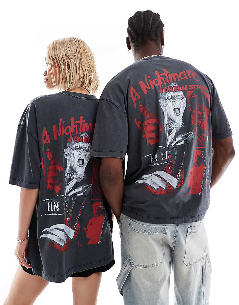 Черная футболка унисекс унисекс ASOS DESIGN Halloween с принтом «Кошмар на улице Вязов»
Черная футболка унисекс унисекс ASOS DESIGN Halloween с принтом «Кошмар на улице Вязов»