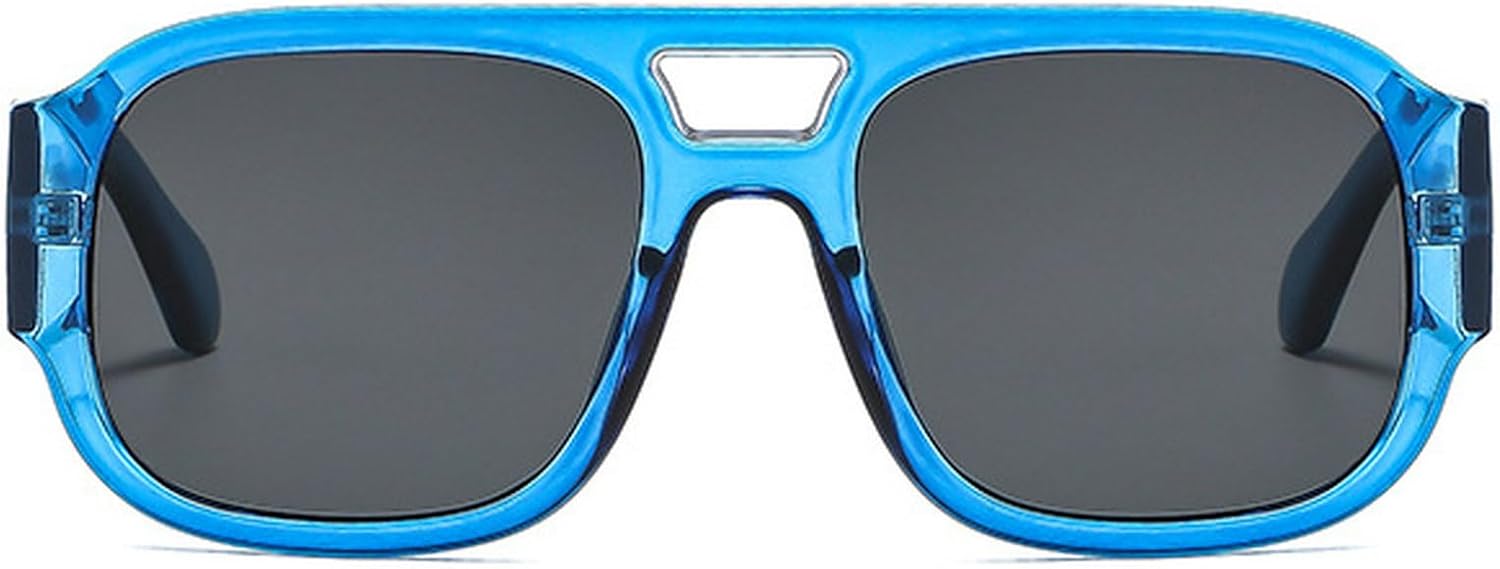 Большие квадратные солнцезащитные очки для женщин в стиле ретро, черные с коричневыми линзами, винтажные дизайнерские очки 70-х годов, мужские солнцезащитные очки-пилот mincl, Blue Gray
Большие квадратные солнцезащитные очки для женщин в стиле ретро, черные с коричневыми линзами, винтажные дизайнерские очки 70-х годов, мужские солнцезащитные очки-пилот mincl, Blue Gray