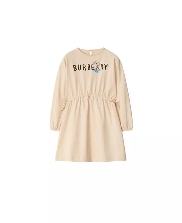 Хлопковое платье для девочек с логотипом Лондонской гвардии - для малышек и девочек постарше. Burberry, бежевый
Хлопковое платье для девочек с логотипом Лондонской гвардии - для малышек и девочек постарше. Burberry, бежевый