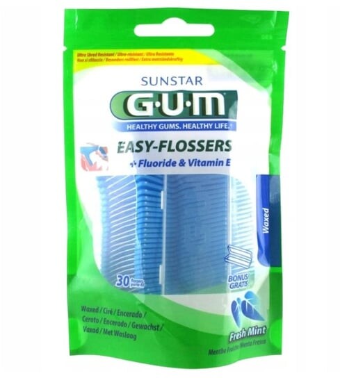 Зубная нить и зубочистки, 30 шт. Sunstar Gum Easy Flosser 
Зубная нить и зубочистки, 30 шт. Sunstar Gum Easy Flosser